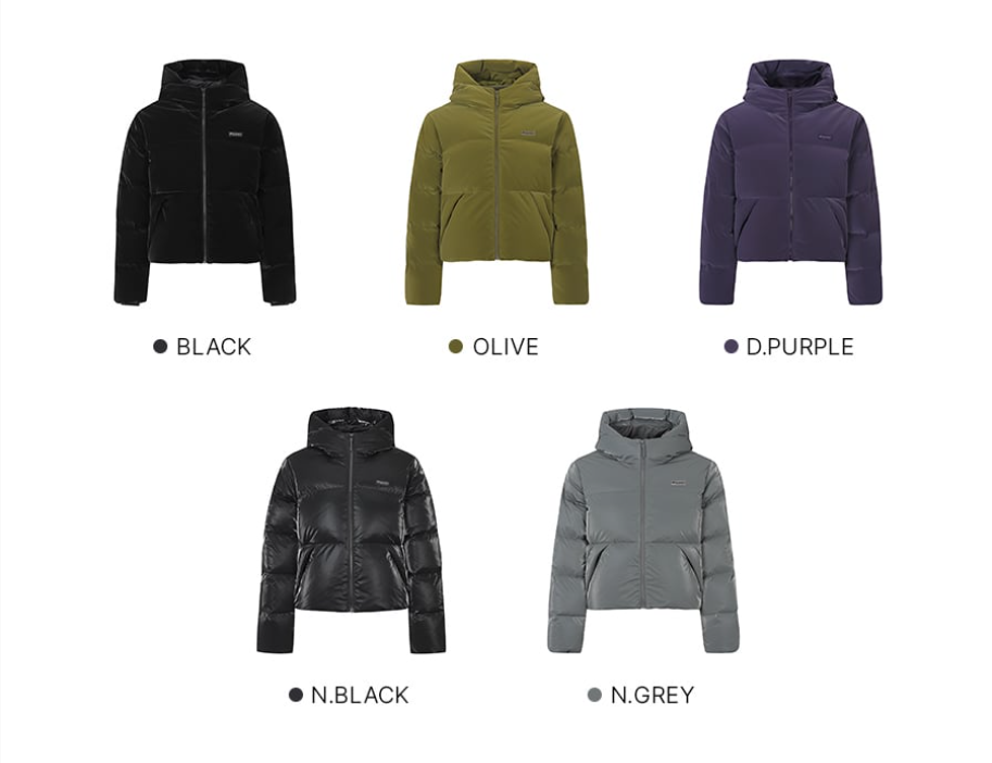 韓國 Discovery Women's New Olia Glow Down Short Padding【DY073】