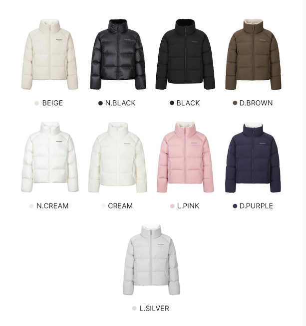 韓國 Discovery Women's Olive Glow Down Short Padding (鴨絨)【DY081】