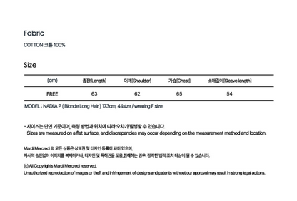 韓國 Mardi Mercredi Sweatshirt Triple Flower【MM007】