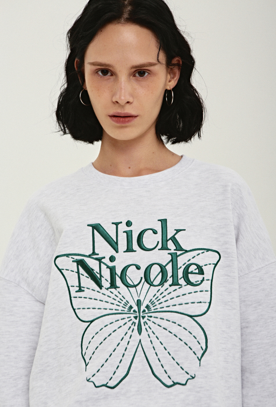 韓國 Nick Nicole Butterfly Signature Sweatshirt【NK001】