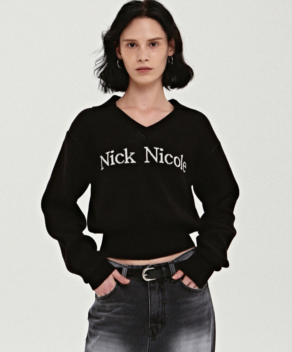 韓國 Nick Nicole Color Block Collar【NK092】