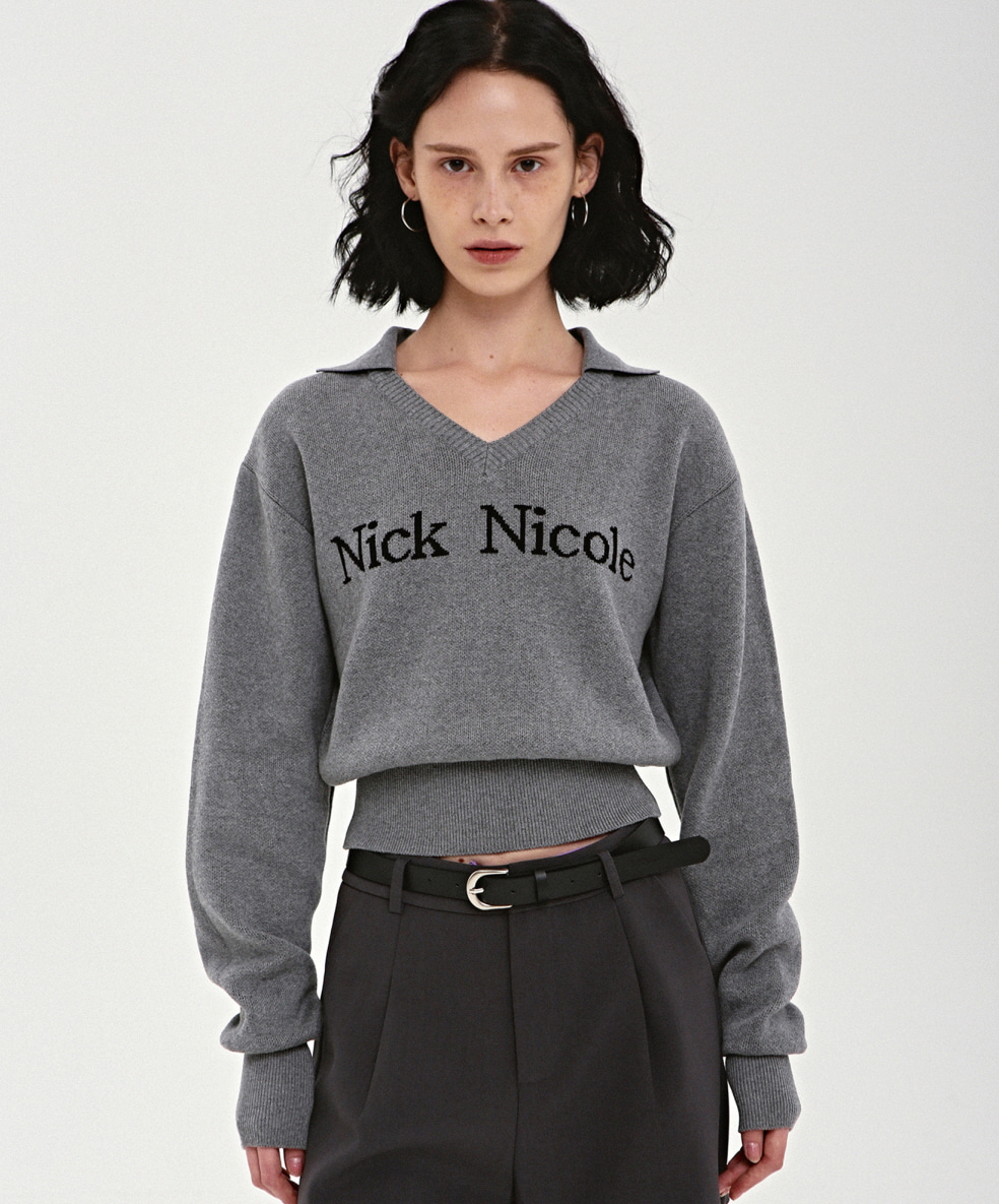 韓國 Nick Nicole Color Block Collar【NK092】