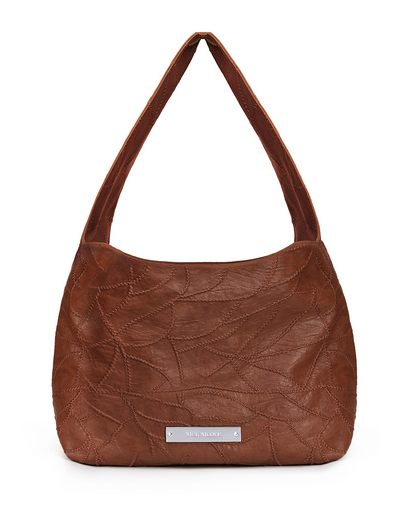 韓國 Nick Nicole Leather Wrinkle Tote Bag【NK076】
