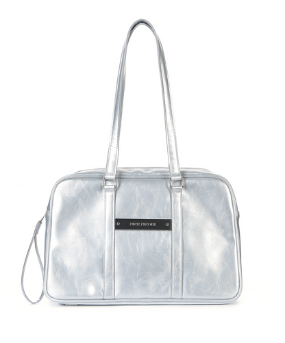 韓國 Nick Nicole Crystal Leather Boston Bag【NK070】