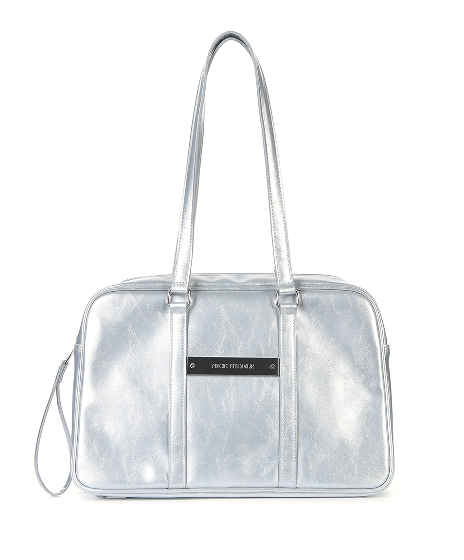 韓國 Nick Nicole Crystal Leather Boston Bag【NK070】