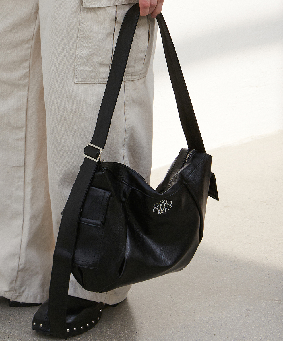 韓國 Nick Nicole Line Hobo Bag【NK068】