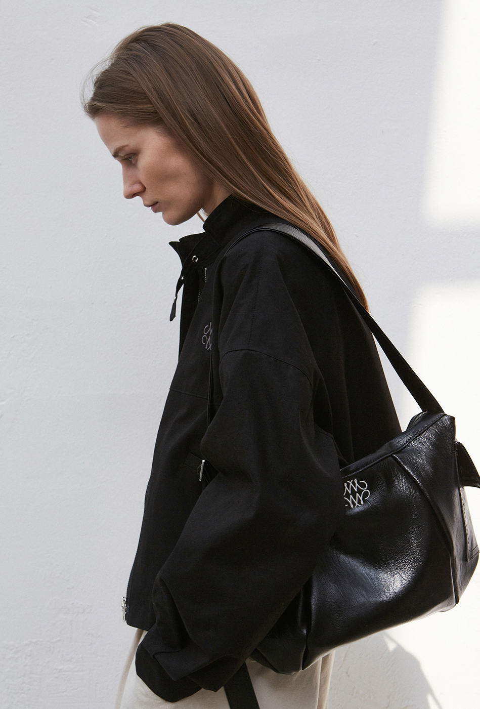 韓國 Nick Nicole Line Hobo Bag【NK068】