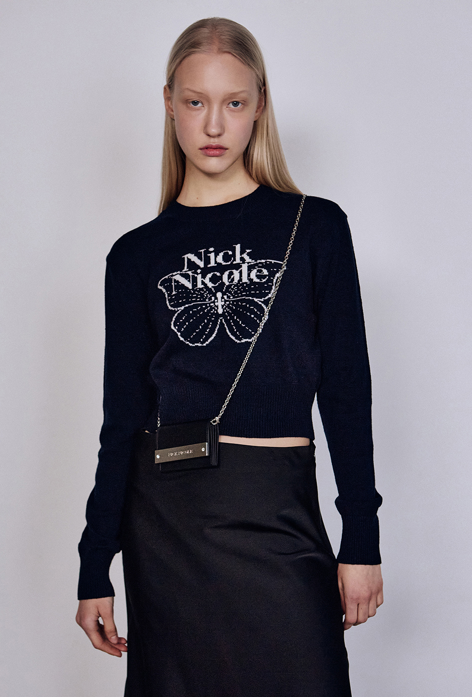 韓國 Nick Nicole Crystal Accordion Wallet【NK066】