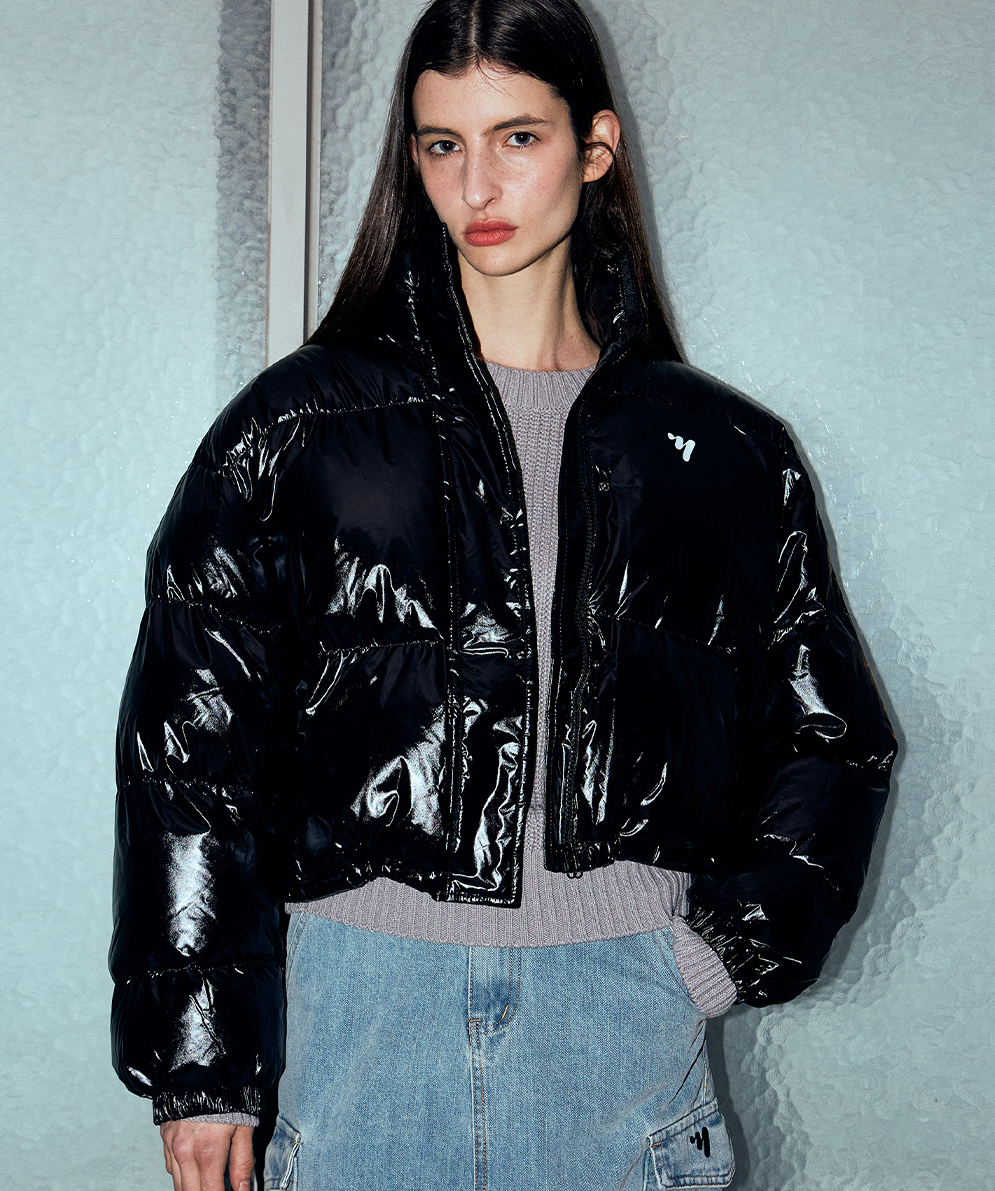 韓國 Nick Nicole Puffer Glossy Short Padding【NK065】