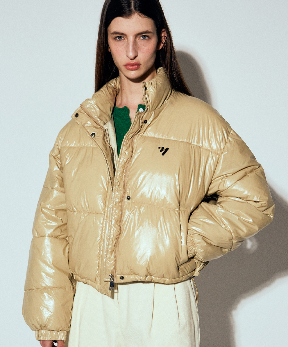 韓國 Nick Nicole Puffer Glossy Short Padding【NK065】