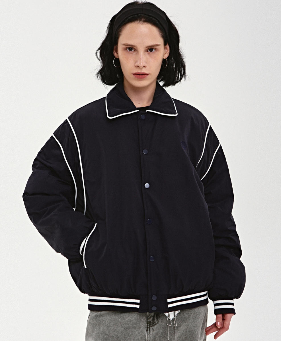 韓國 Nick Nicole Varsity padding Jumper【NK063】