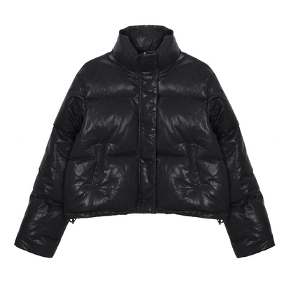 韓國 Nick Nicole Glossy Crop Puffer Padding【NK059】