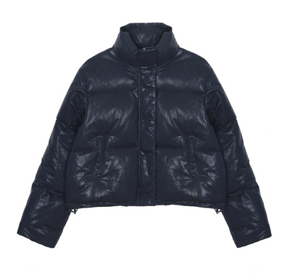 韓國 Nick Nicole Glossy Crop Puffer Padding【NK059】