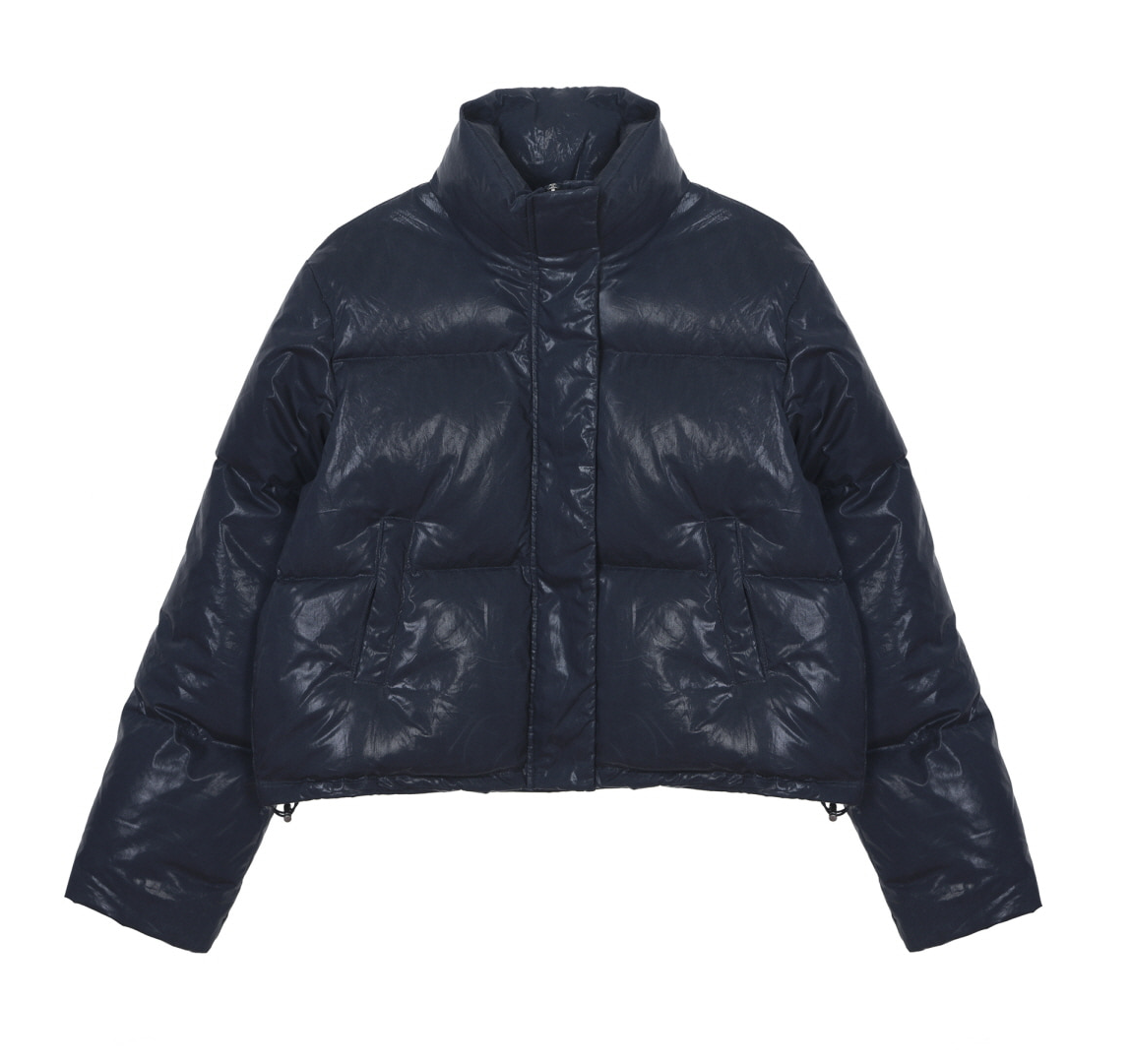 韓國 Nick Nicole Glossy Crop Puffer Padding【NK059】