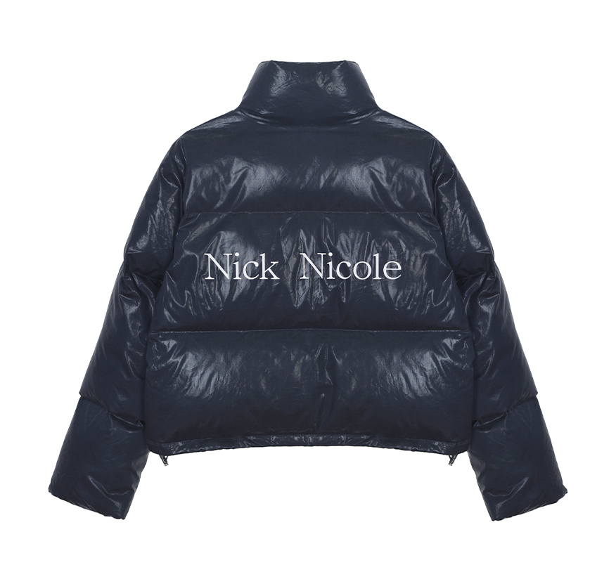 韓國 Nick Nicole Glossy Crop Puffer Padding【NK059】