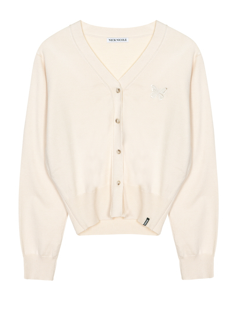 韓國 Nick Nicole Mini Butterfly Quality Cardigan【NK054】