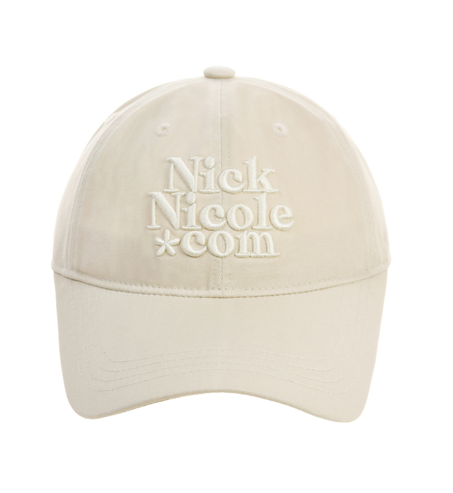 韓國 Nick Nicole Dotcom Signature Ball Cap【NK034】