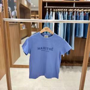 韓國 Marithe Francois Girbaud Women's REGULAR LOGO T-SHIRTS【MF598】