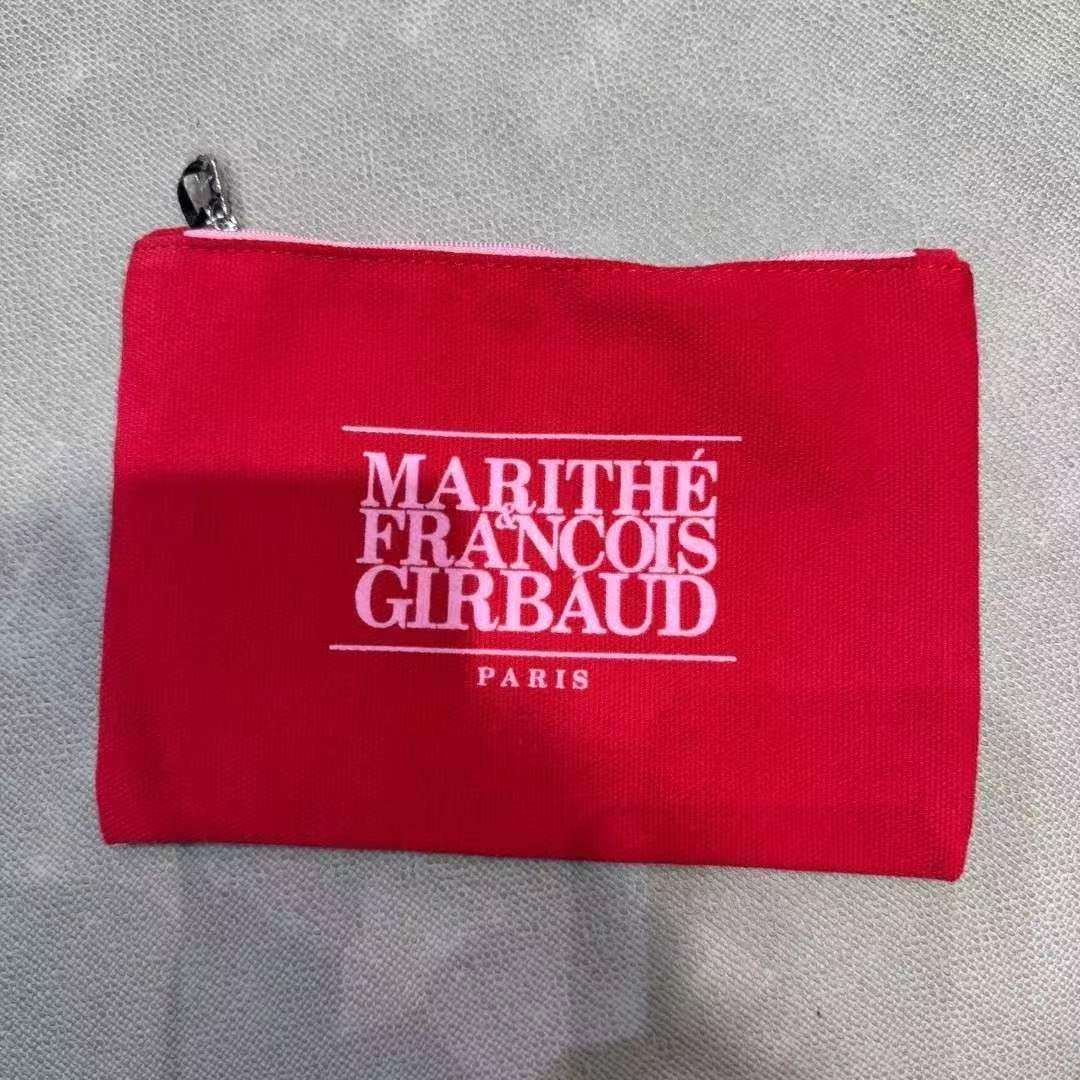 韓國 Marithe Francois Girbaud Classic Logo Color Cotton Pouch【MF638】