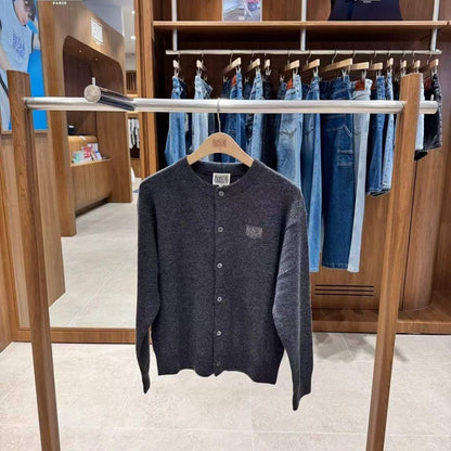 韓國 Marithe Francois Girbaud Basic Round Neck Cardigan【MF668】