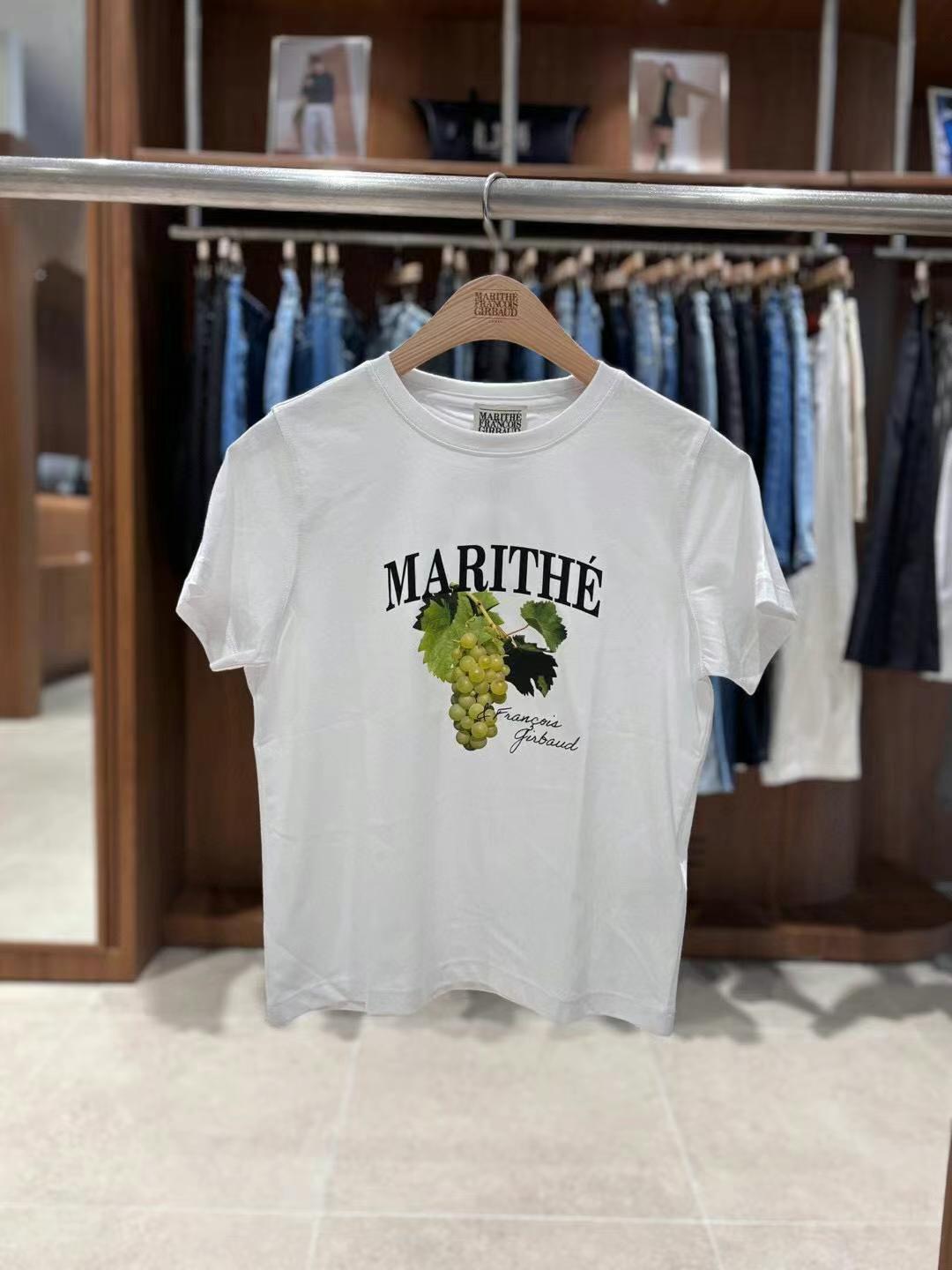 【現貨】韓國 Marithe Francois Girbaud Women's GRAPE GRAPHIC T-SHIRTS【MF583】