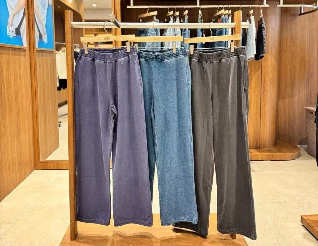韓國 Marithe Francois Girbaud Garment Dyed Sweat Pants【MF677】
