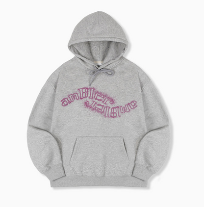 韓國 Ambler Amblerrr Embroidered Unisex Hooded T-Shirt【AR133】