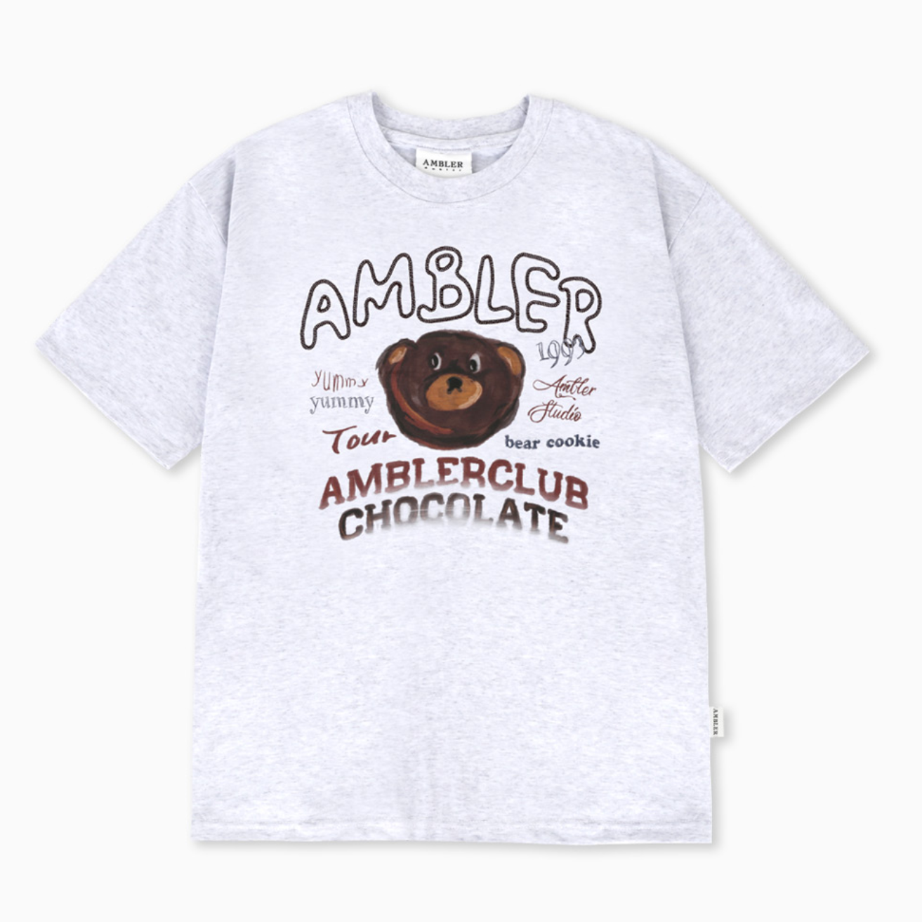 韓國 Ambler Sweet Cookie Overfit Short Sleeve T-Shirt【AR139】