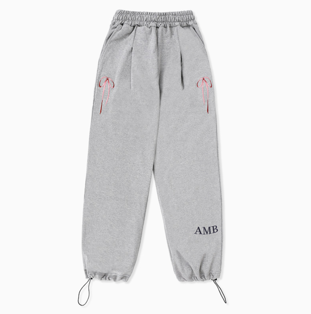 韓國 Ambler Pants With Ribbon One-Tuck 2-Way Training Sweatpants【AR143】