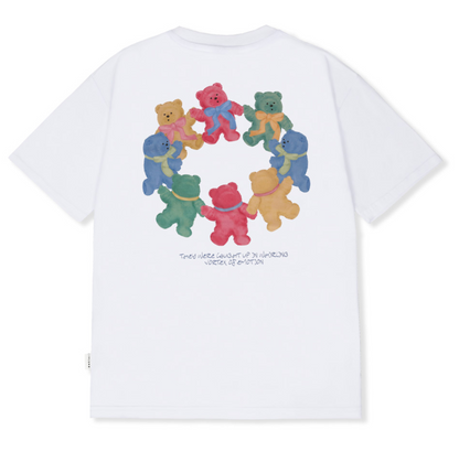 韓國 Ambler Round&amp;Dance Overfit Short Sleeve T-Shirt【AR145】