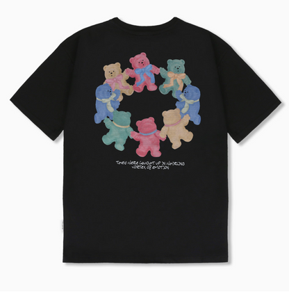 韓國 Ambler Round&amp;Dance Overfit Short Sleeve T-Shirt【AR145】