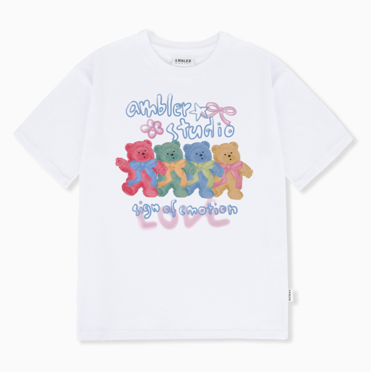 韓國 Ambler Four Emotion Overfit Short Sleeve T-Shirt【AR146】