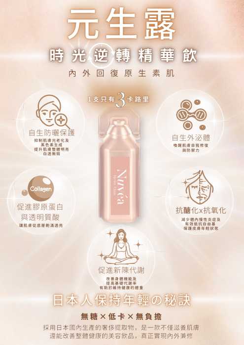 Nuvea 元生露時光逆轉精華飲 1盒30支【SU001】