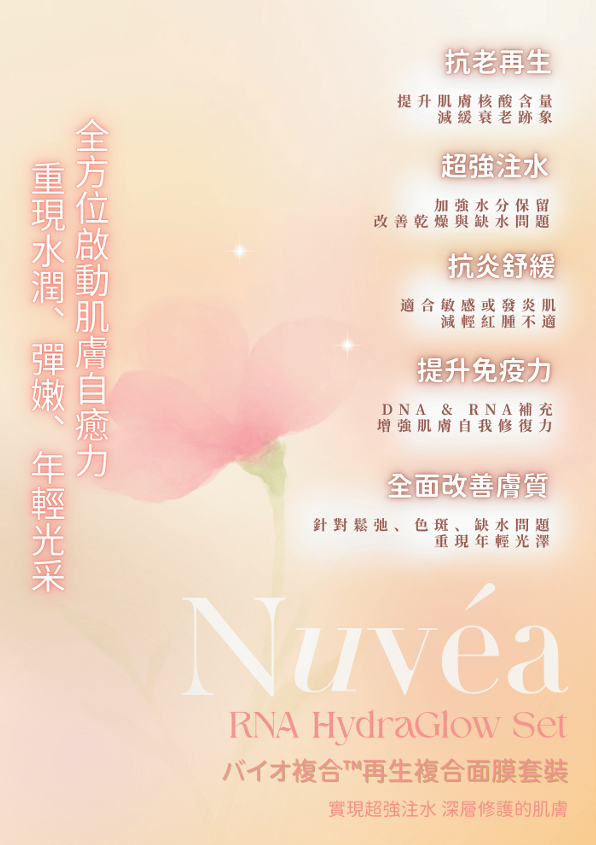 Nuvea RNA HydraGlow Set 再生複合套裝【SU007】