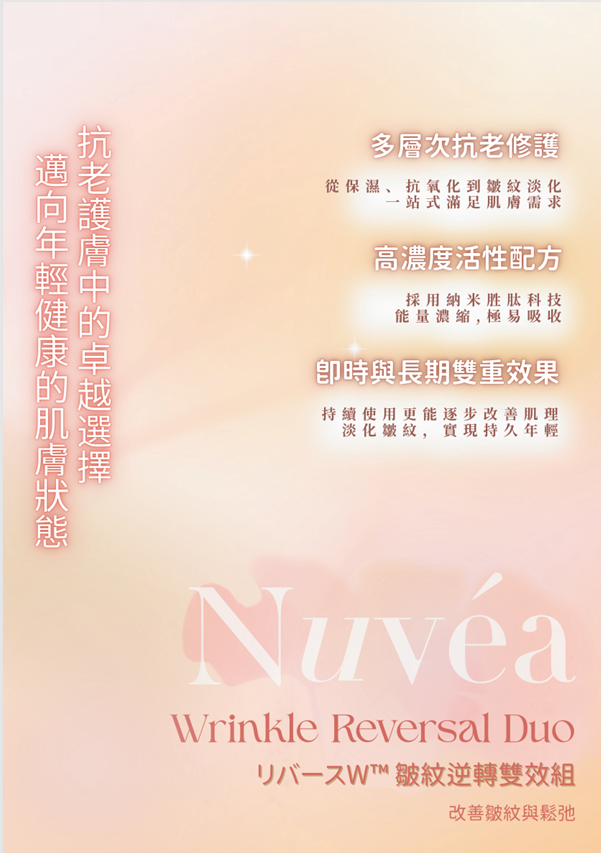 Nuvea Wrinkle Reversal Duo皺紋逆轉雙效組 (30ml支 2支裝)【SU012】