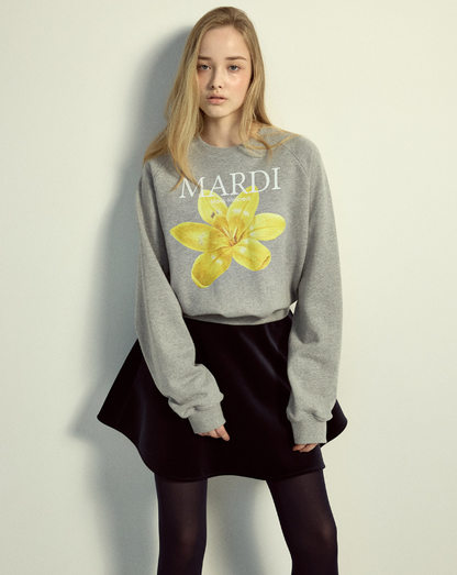 韓國 Mardi Mercredi Sweatshirt Lilies 02【MM210】