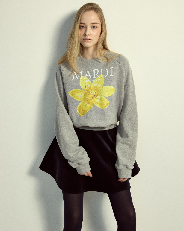 韓國 Mardi Mercredi Sweatshirt Lilies 02【MM210】