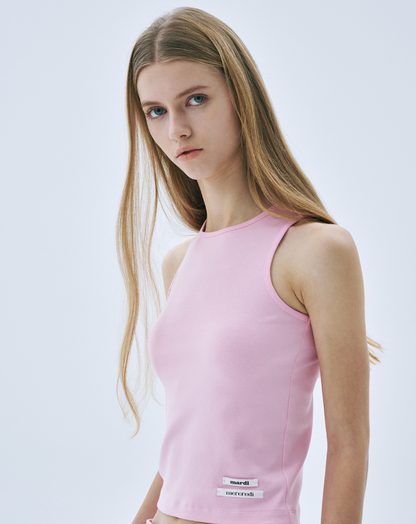 韓國 Mardi Mercredi Basic Tank Double Label【MM227】