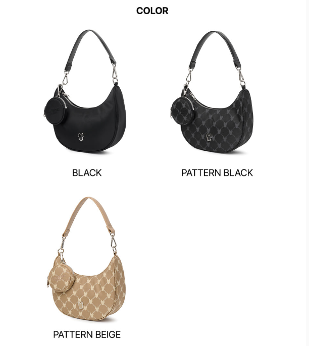 韓國 LifeWork Classic Radogram Hobo Bag【LW056】