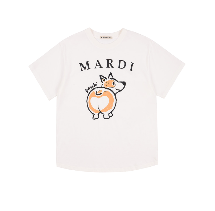 韓國 Mardi Mercredi T-Shirt Bambi 01【MM241】