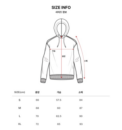 韓國 Markm Smile Wappen Hoodie【MA355】