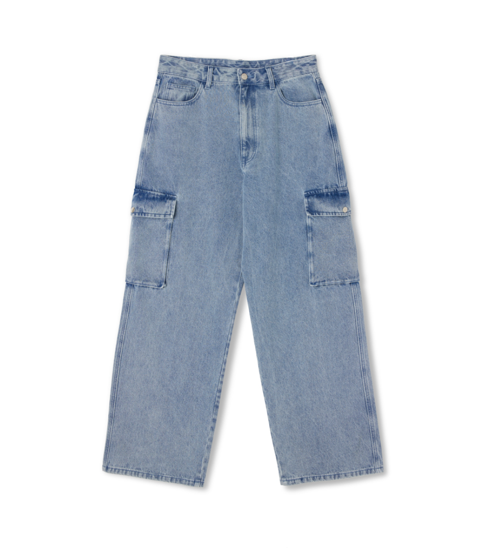 韓國 Markm Denim Cargo Pants【MA365】