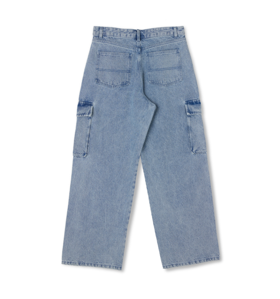 韓國 Markm Denim Cargo Pants【MA365】