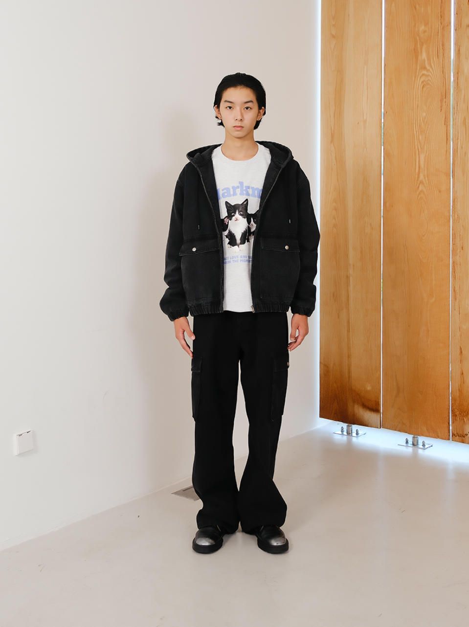 韓國 Markm Denim Cargo Pants【MA366】