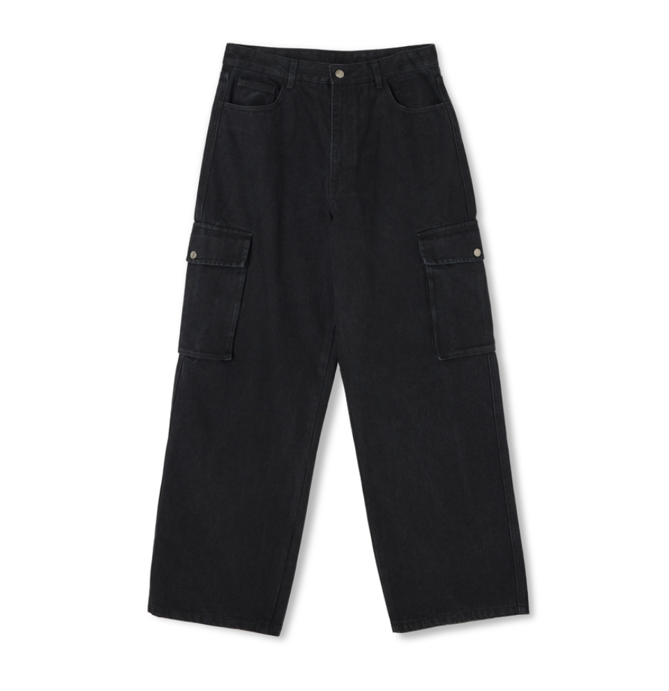 韓國 Markm Denim Cargo Pants【MA366】