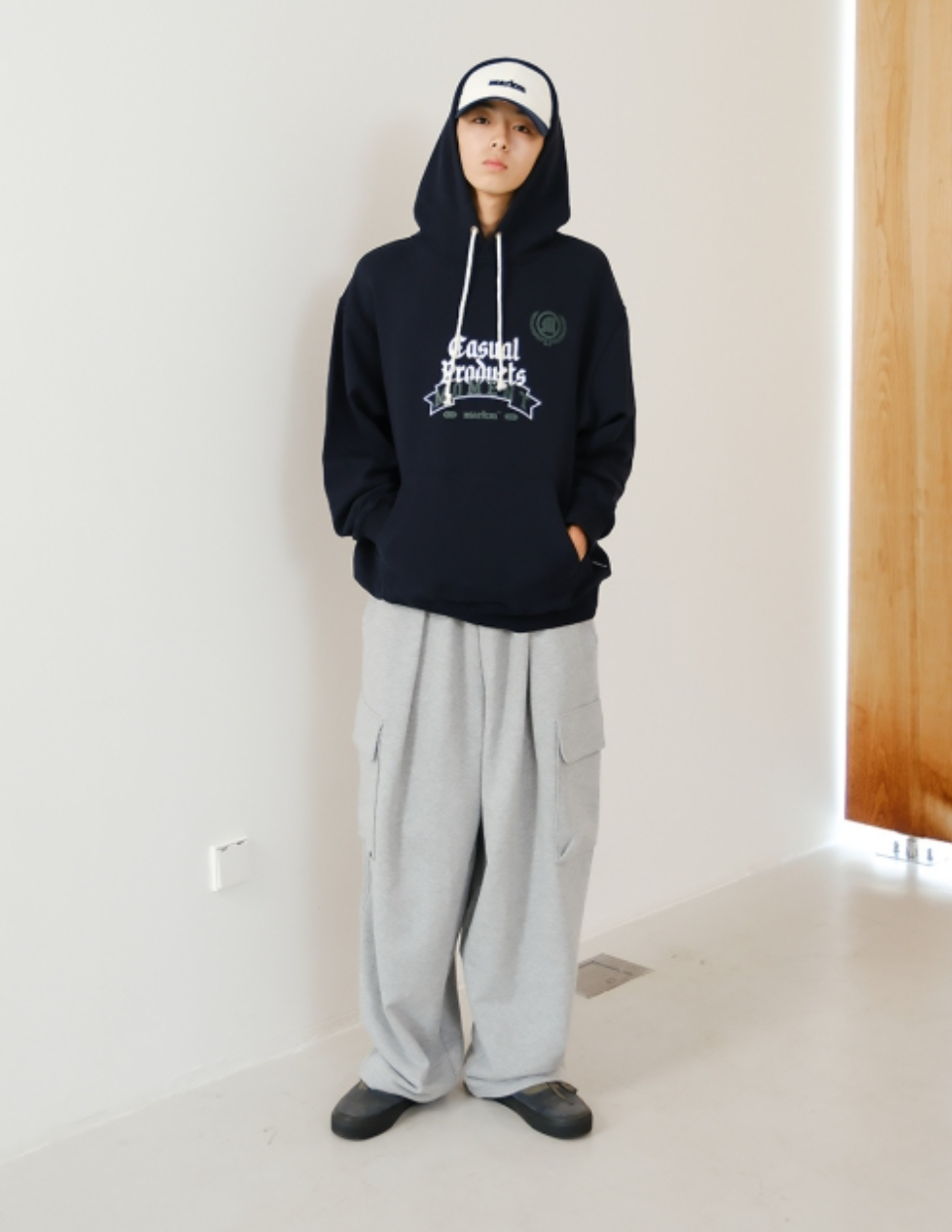 韓國 Markm Big Fit Cargo Sweatpants【MA371】
