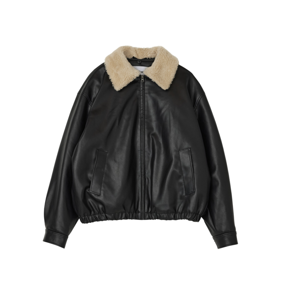 韓國 Markm Leather Blouson Jacket【MA373】