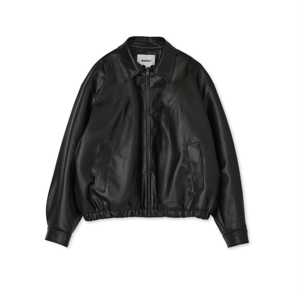 韓國 Markm Leather Blouson Jacket【MA373】
