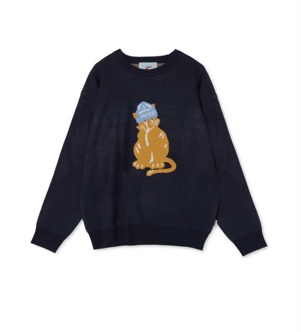 韓國 Markm MARCO Jacquard Crewneck Knit【MA374】