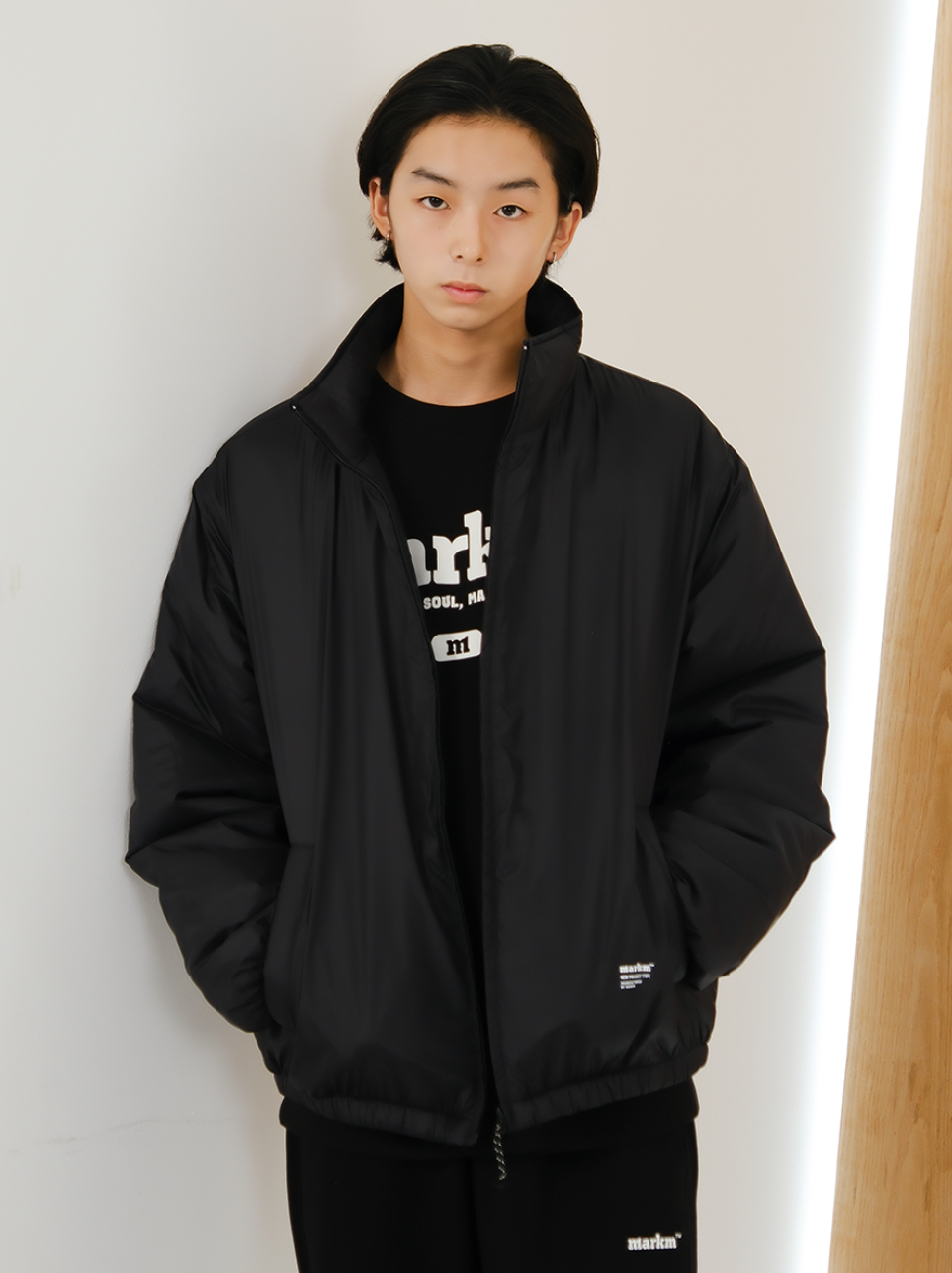 韓國 Markm Thinsulate High Neck Quilted Jumper【MA378】